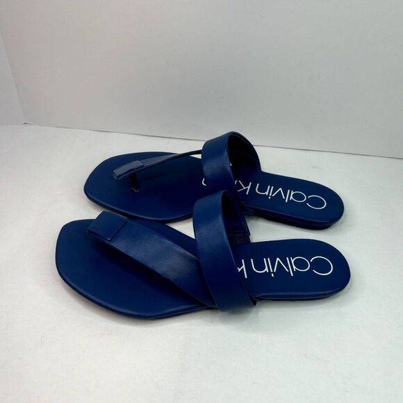 Calvin Klein Shoes Calvin Klein Saurin Blue Leather Strap